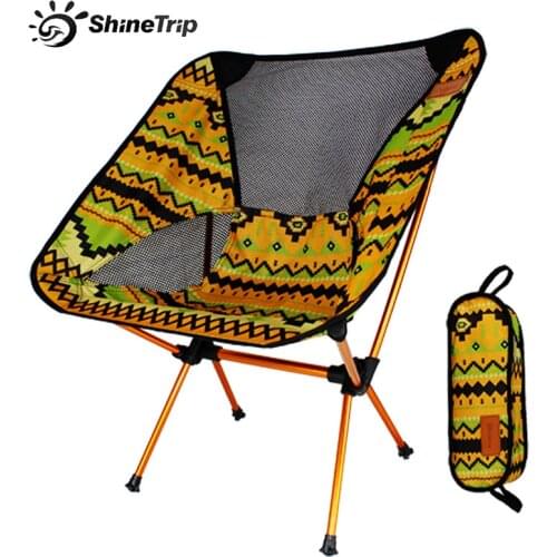 Mountain Fun Outdoor Moon Chair Aluminum Folding Beach Chair Ultra Light Comfortable Director Chair Portable Lazy Chair