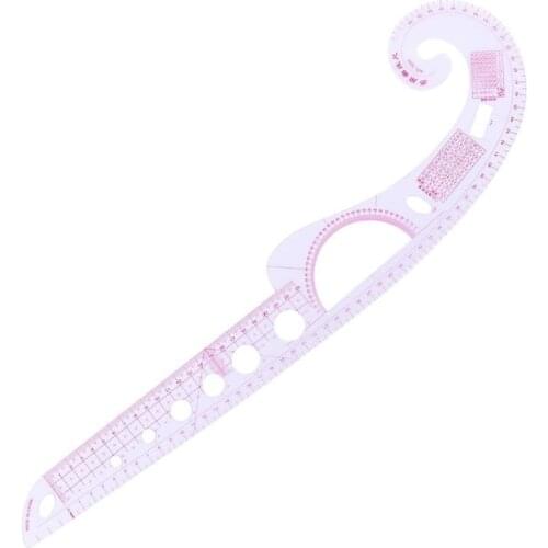 ABS Tailor Ruler Sewing Tools Soft Plastic Comma Shaped Curve Measure Ruler Styling Design Ruler for Clothing Making