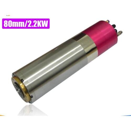 2.2kw auto tool change spindle water cooling Ceramic bearings 24000rpm use bt30 handle 220v 2.2kw ATC 800HZ