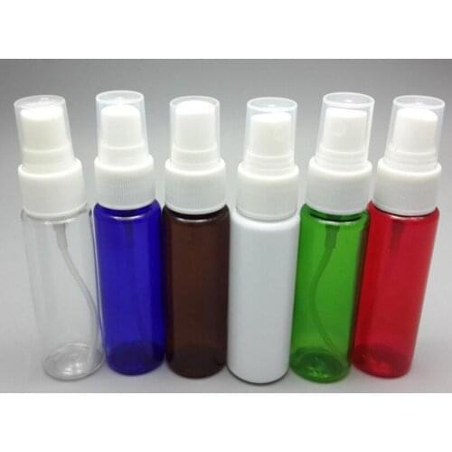 Hot Sell 300pcs Plastic Transparent 30ml Small Empty Spray Bottle For Make Up And Skin Care Refillable Bottle