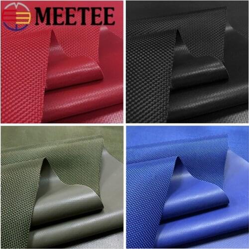 Meetee 50/100x149cm 1680D PVC Oxford Cloth Coated 0.4mm Thick Waterproof Fabric for Luggage Tents Outdoor Supplies Accessories