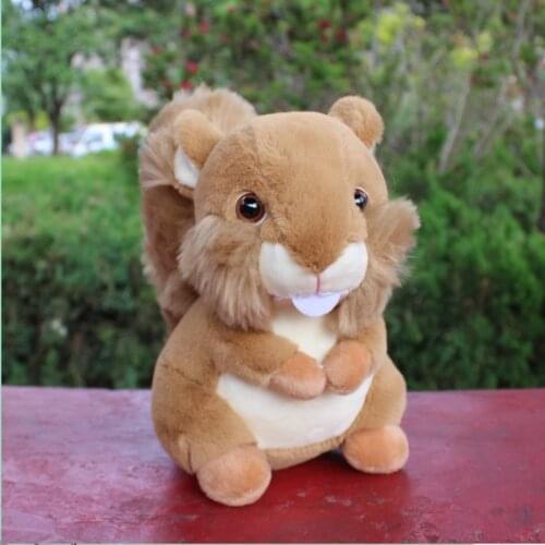 Lovely cartoon squirrel plush toy about 20cm cute soft doll kids toy birthday gift b2533
