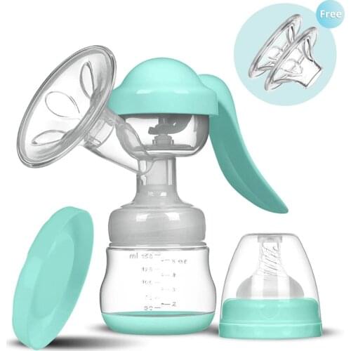 Mommy Manual Breast Pump Powerful Baby Nipple Suction Feeding Milk Bottles 150ml Breasts Pumps Bottle Sucking Care For Baby