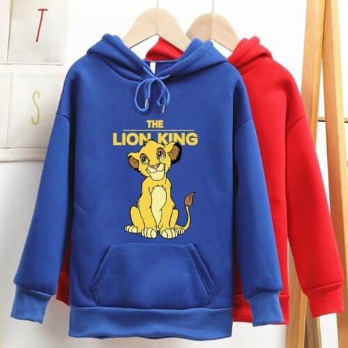Disney The Lion King Hoodie Felmae Male 2021 Autumn Winter Hoody Sportswear Hoodies Women Men Sweatshirt Streetwear Pullovers