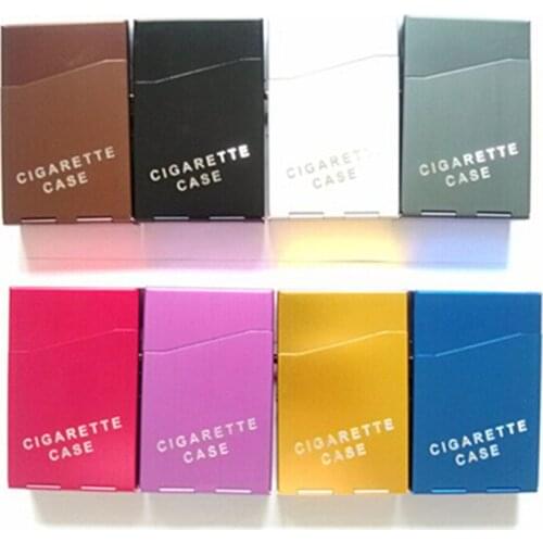 Low price wholesale high grade Aluminum alloy cigar case Active flip Cigarette case Smoking accessories