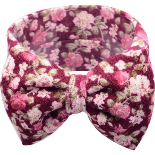 2016 New Babi Kids Girl Toddle Infnt Flower Floral Hairband Turban Rabbit Bowknot Babi Headband Headwear Hair Band Accessories