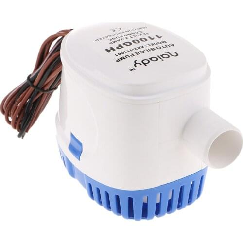 12V 1100GPH Submersible Bilge Pump for Marine Boat Electric RV