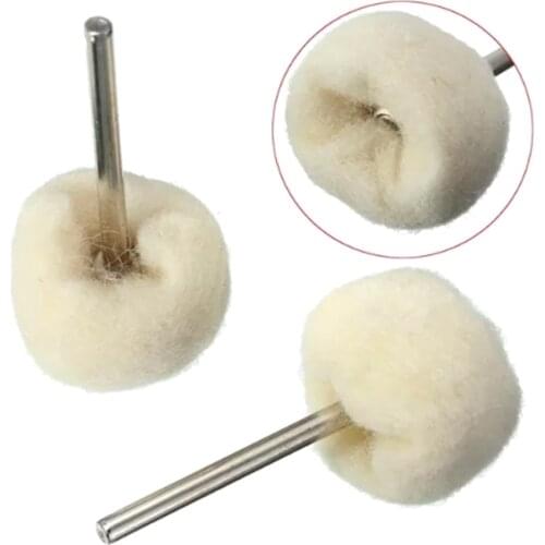 5pc Wheels Buffing Polishing Grinding Wheel Wool Polishing Ball Wheel for Rotary Tool Removal Deflash