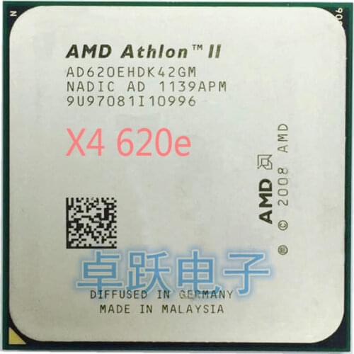 AMD Athlon II X4 620e 2.6 GHz 45W Quad-Core CPU Processor AD620EHDK42GM Socket AM3 free shipping