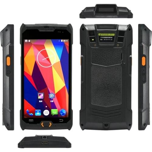 Warehouse POS Rugged Handheld RFID Reader Industrial Laser Barcode Scanner Android PDA (C50)