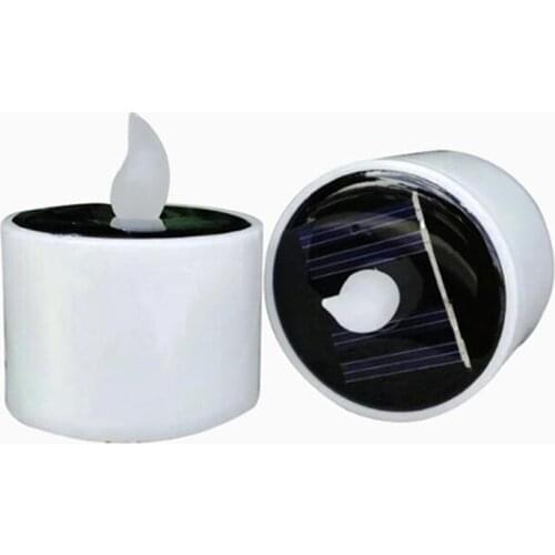 LED Solar Electronic Candle Solar Led Tea Light LED Electronic Candle Battery Wedding Decor Romantic Warm White Tea Light