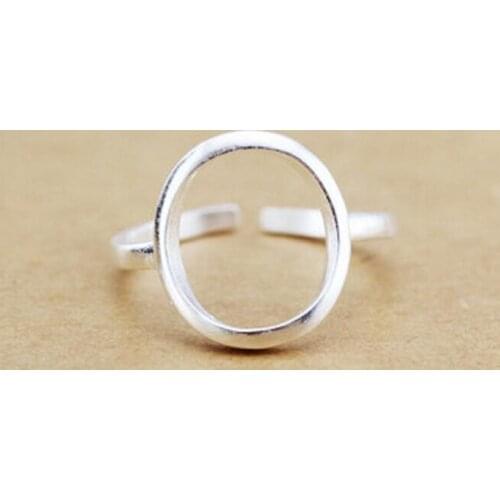 Vintage Circle Knuckle Ring For Woman Statement Jewelry Bohemia Geometric Finger Ring Female Wholesale