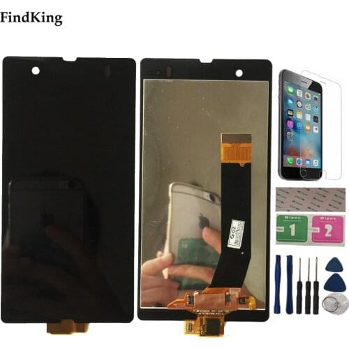 LCD Display For Sony Xperia Z L36h L36i C6606 C6603 C6602 C6601 C660X LCD Display Touch Screen Digitizer Sensor Frame Tools
