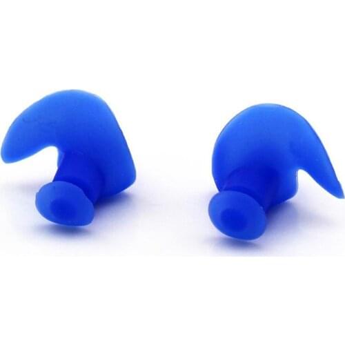 1 Pair Environmental Silicone Spiral Waterproof Dust-Proof Earplugs in Box Water Sports Swimming Accessories