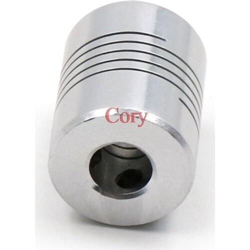 1PC Encoder coupling D19*L25 Motor coupling D19L25 Aluminium alloy wound elastic coupling 3/4/5/6/6.35/7/8/10 CZYC