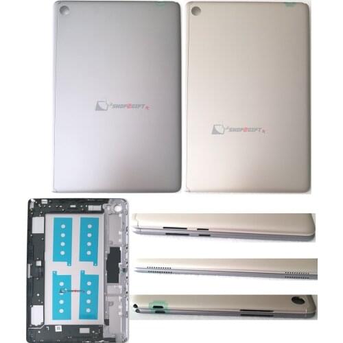 10.1" For Huawei MediaPad M5 lite BAH2-W19 BAH2-L09 BAH2-W09 Back Door Housing Battery Cover Without Lens & Side Key