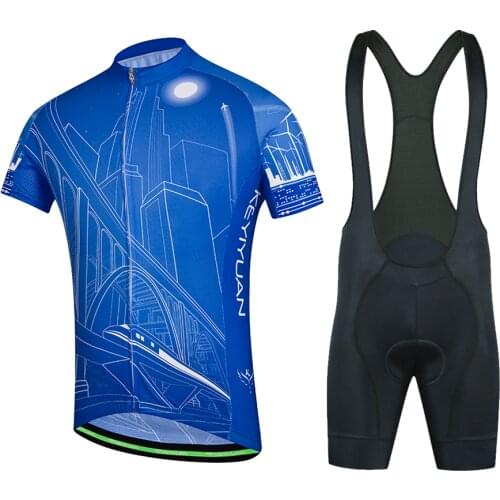 2021 KEYIYUAN Summer Team Cycling Jerseys Bike Clothes Quick-Dry Bib Sets Clothing Sport Wear Ropa Ciclismo Uniformes
