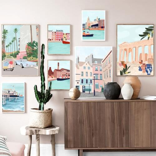 5D Diy Full Square/Round Diamond Embroidery City Diamond Painting Picture Of Rhinestones diamond paint diamond mosaic