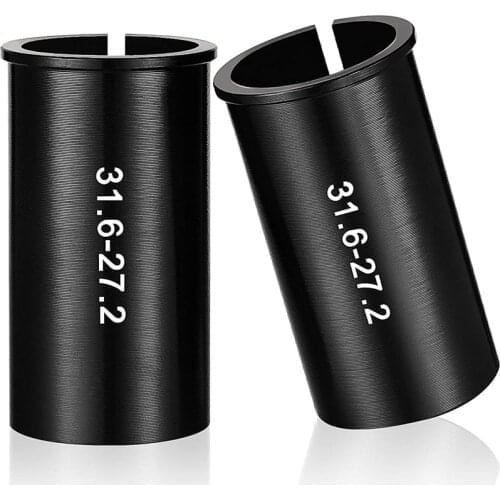 2 Pcs Seatpost Adapter Shim Seat Tube Adapter Adapter Seatpost Reducing Sleeve Shim for Mountain Bike, Road Bike