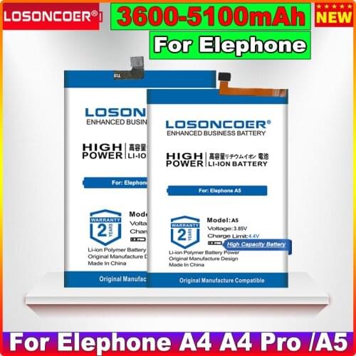 3600mAh for Elephone A4 Battery High Quality Smartphone 5.85 inch For Elephone A4 pro A4pro Batteries +Gift tools +stickers