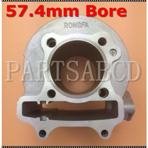 150CC CYLINDER BLOCK For HAMMERHEAD 150cc GO KART BUGGY PARTS 57.4mm