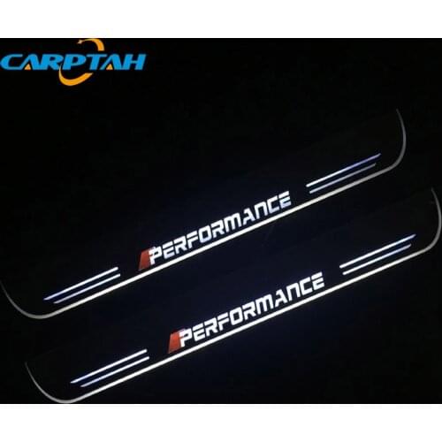 CARPTAH Trim Pedal LED Car Light Door Sill Scuff Plate Pathway Dynamic Streamer Welcome Lamp For BMW E60 5 Series 2004 - 2009