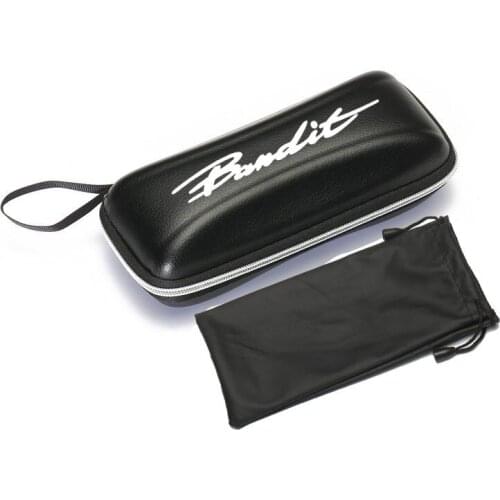 For Suzuki GSF 250 400 650 600 1250 BANDIT GSF1250 GSF650 GSF600 Black leather printing logo glasses Case sunglasses Case Box