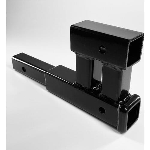 CVP 2" Dual Truck Trailer Hitch Receiver Rise Drop Adapter Extender Double Extension RV Parts Van Camper Accessories Caravan