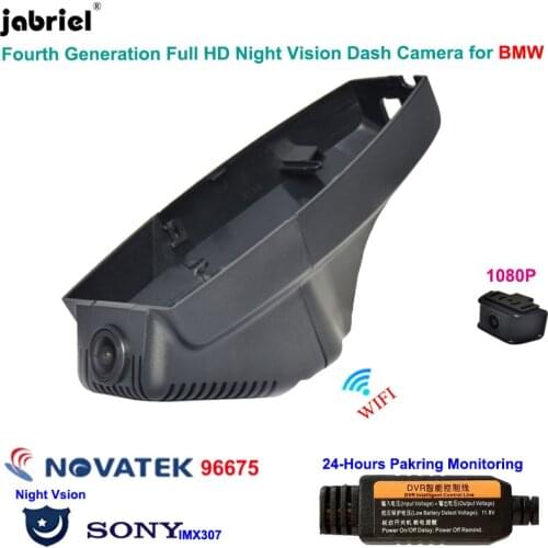 Full HD Wifi 24H Car dvr Dash Camera Recorder for BMW E81 E82 E87 E88 for BMW E90 E91 E92 E93 E60 E61 E65 E66 E84 E70 E71 E72