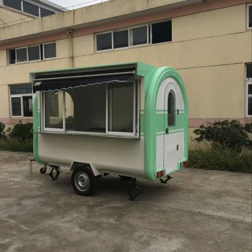 Catering food vending truck/mobile food truck /mobile food trailer on the street