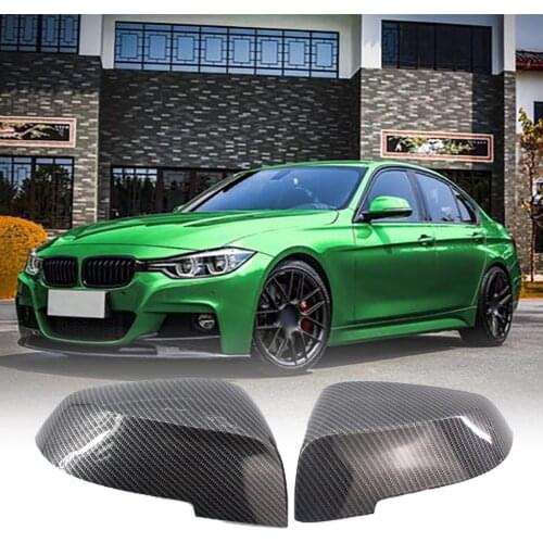 1 Pair Car Rearview Mirror Housings Protector Housings Frames Cover For Bmw 3 Series F30 Car Exterior Replacement Accessories