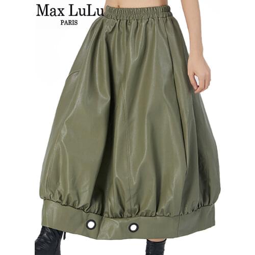 Max LuLu Women's Leather Skirts