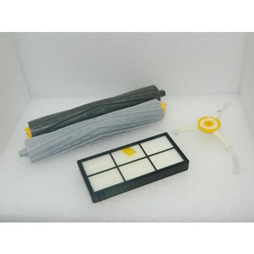 Tangle-Free Debris Extractor Set +Side Brushes + Hepa Filters replacement Kit For irobot roomba 880 vacuum cleaner