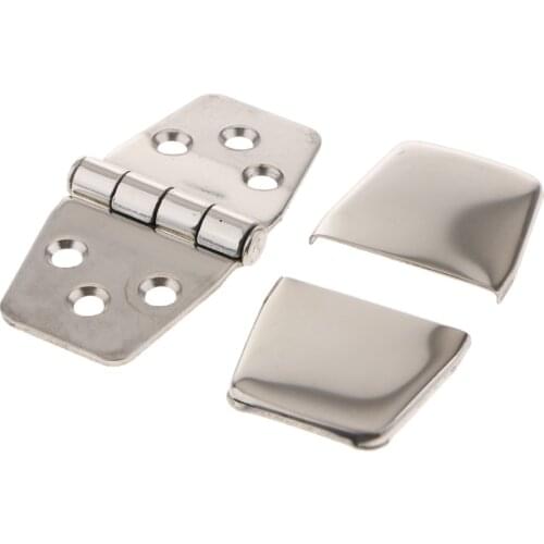 Durable Door Hinge with Cover for Boat Heavy Duty Marine Hinges 1.5 x 3.0 inch / 316 Stainless Steel Hinges Door Hardware