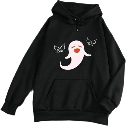 Genshin Impact Printed Clothes Kawaii Hu Tao Pocket Hoodie Harajuku Clothing Casual Aesthetic Cosplay Streetwear Sweatshirts