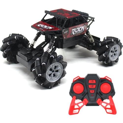 Rock Crawler 1:16 4WD Drift RC Car Remote Control Toy Vehicle Radio Control Stunt Car With Light Sound Universal Wheels 2355