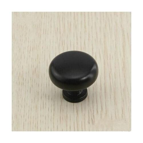 Drawer knobs Dresser pulls Black kitchen cabinet handles knob 30mm black cupboard shoe cabinet furniture decoration knobs pulls