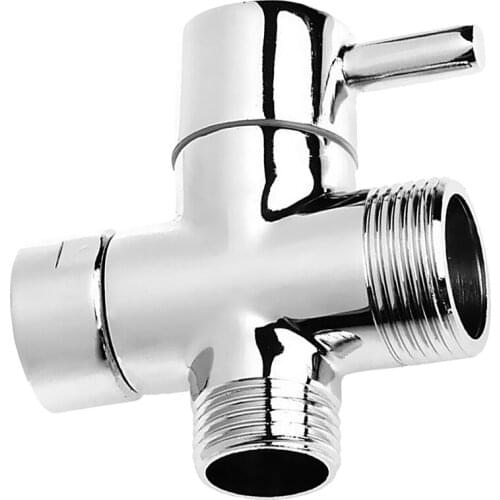 2.5cm 2cm Outlets T-adapter Valve 3 Ways Splitter For Diverter Bath Toilet Bidet Sprayer Shower Head
