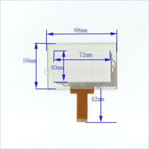 ZhiYuSun XWT169 4 Inch 12line Touch Screen welding XWT169 88mm*58mm 88*58 for bables