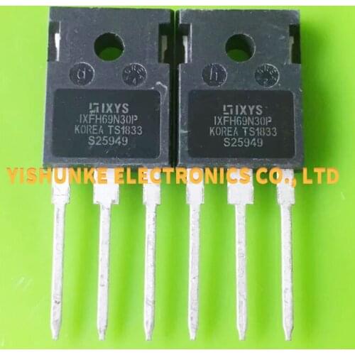 10PCS IXFH69N30P IXFH69N30 IXTH69N30P IXTH69N30 TO-247 MOSFET TRANSISTOR 69A 300V