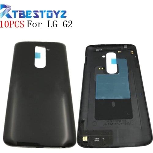 10PCS/Lot Black & White Battery Cover Housing For LG G2 D800 D801 D802 D805 Back Case with LOGO