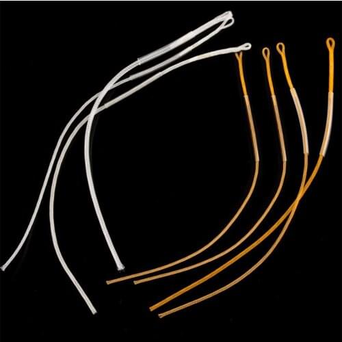 10pcs Nylon Fly Fishing Line Loop Connector Braided Leading Loop For Flight Line Fishing Accessories Parts