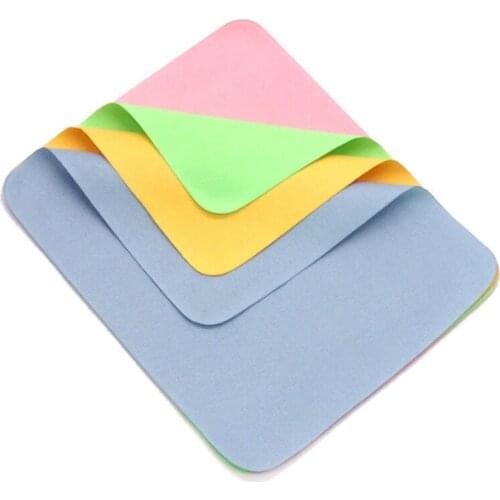 5pcs) Lens Clothes Eyeglasses Cleaning Cloth Microfiber Phone Screen Cleaner Sunglasses Camera Duster Wipes Eyewear Accessories