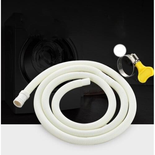 1M-5M 15mm x 16mm White Drain Hose Pipe for Air Conditioner Or Washing Maching Inlet Pipe Plumbing Hoses