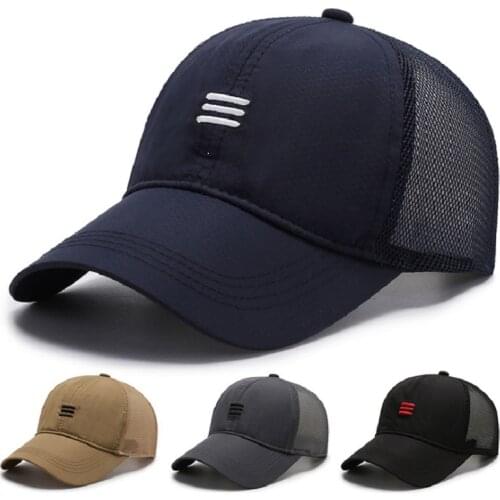 Letter Embroidery Women Men Baseball Cap Summer Dad Mesh Fishing Hat Female Male Trucker Hat For Women Men Dropshipping