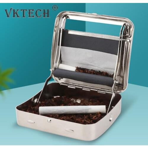 70mm Papers Manual Tobacco Rolling Making Machine Case Metal Cigarette Box Smoking Cigarette Maker DIY Accessories