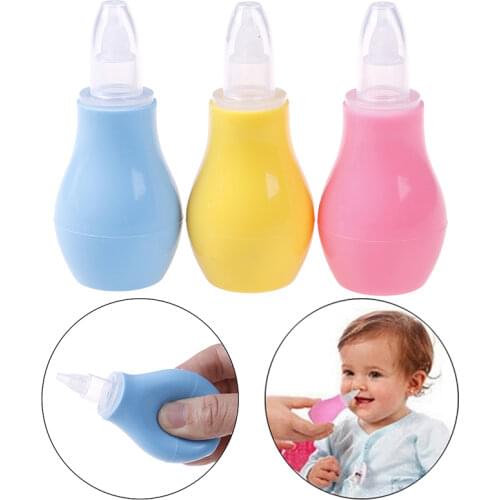 Infant Silicone Nasal Aspirator Pump Type Neonatal Cold Nasal Mucus Cleaner Antibackflow Baby Nasal Aspirator Safe and Non-toxic