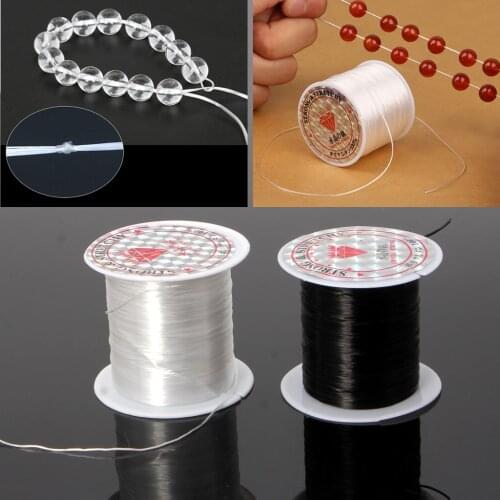 Elastic Clear Beading Thread Stretch Polyester String Cord for Jewelry Making