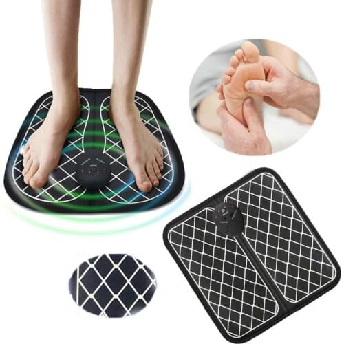 Electric EMS Foot Massager Wireless Feet Muscle Stimulator ABS Physiotherapy Revitalizing Pedicure Tens Foot Vibrate Massage Ma