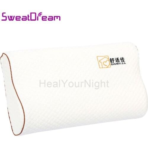 Memory Foam Bed Orthopedic Pillow for Neck Pain Sleeping with Pillowcase 50*30cm Cervical Neck Pillow Slow Rebound Pillows